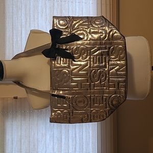 Betsy Johnson large silver tote